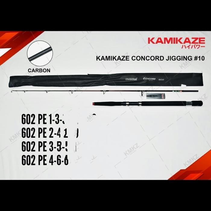 joran jigging kamikaze concord pe 2-4 joran jigging