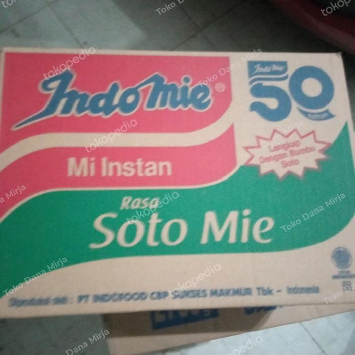 

Kualitas Terjamin Indomie Soto 1 Dus Isi 40 Pcs