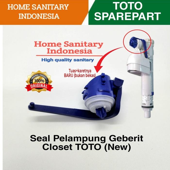 Sparepart Toto Seal / Karet Tuas Biru / Jantung Pelampung Geberit Ori ( New)