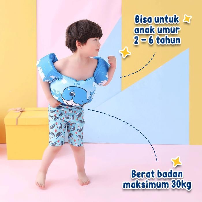 Pelampung Rompi Jaket Busa Anak Bermotif Lucu Karakter [One Best Art]