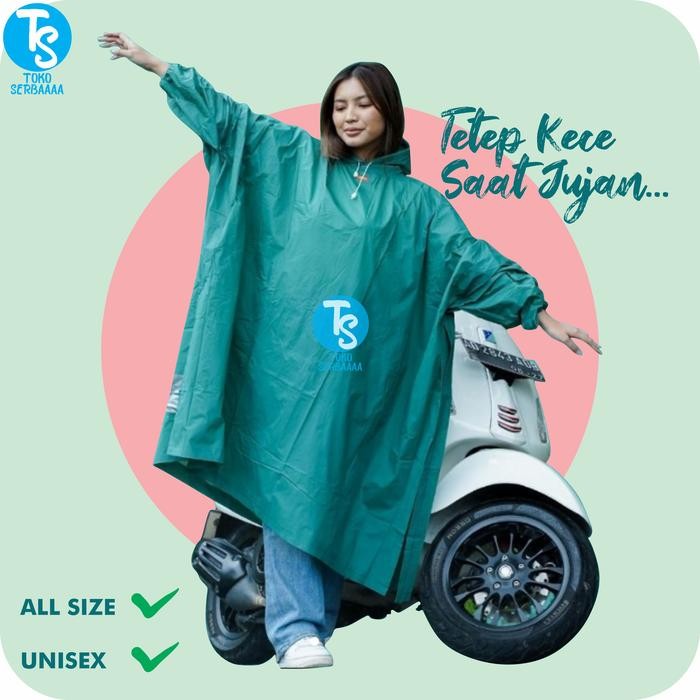 Jas Hujan Mantel Raincoat Poncho Ponco Lengan Batman Personal Elmondo