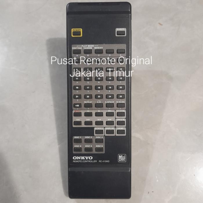 Remote Remot Dvd Mini Compo Onkyo Rc-410Md