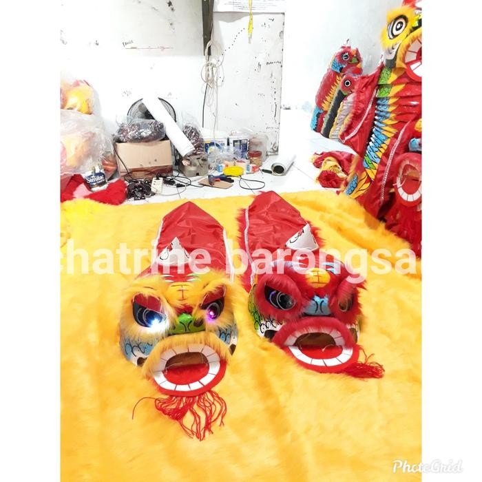 barongsai anak mata kedip lampu ekor kain
