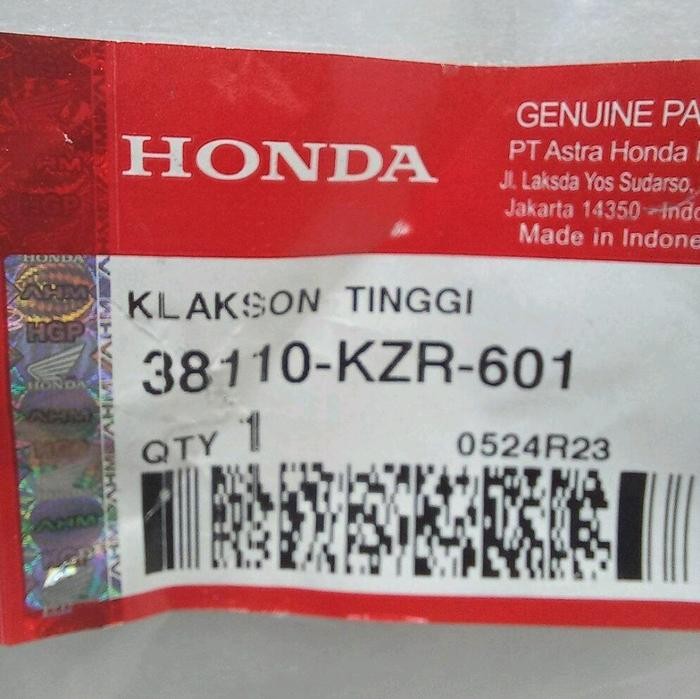 Murah.. Klakson Motor Honda Vario 125 Beat Supra X 125 Semua Motor Bebek Matic Kzr Original Ori