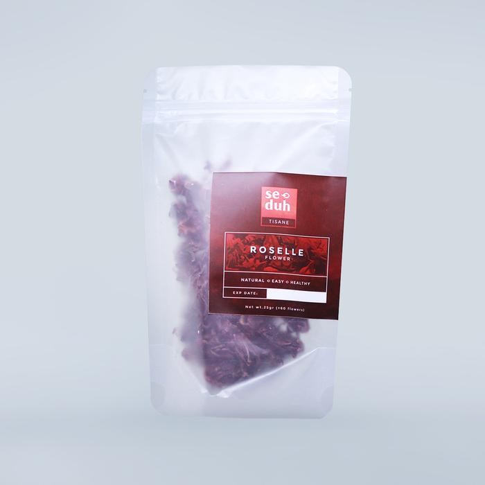 

SEDUH - Bunga Rosella Ungu Kering Rosela Teh Roselle Tisane 25 Gram PREMIUM