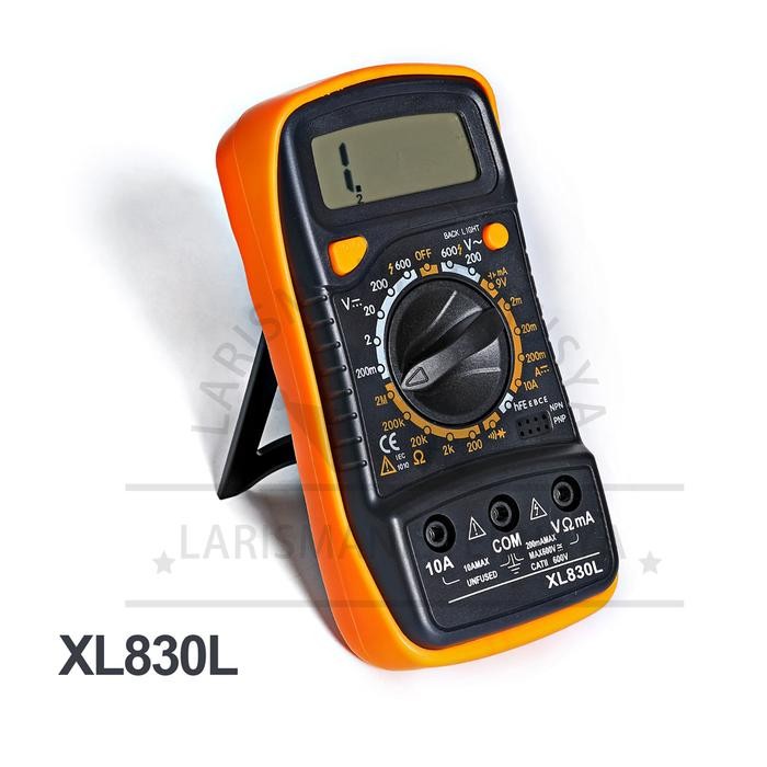 Multimeter XL830L XL830 XL 830 Avometer Multitester Digital Layar *