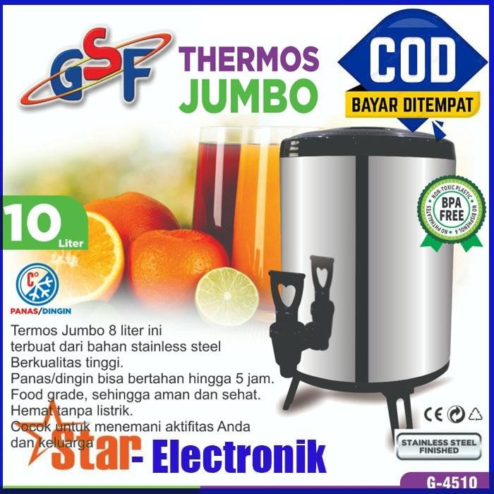 Thermos Air Panas / Dingin JUMBO 10Liter GSF G-4510