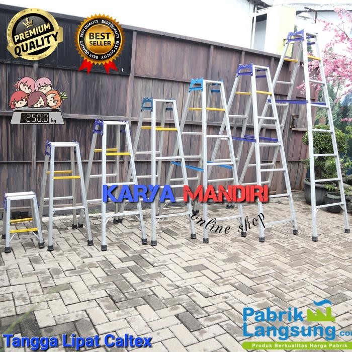 Promo.. Tangga Lipat Aluminium 175 Cm Kokoh