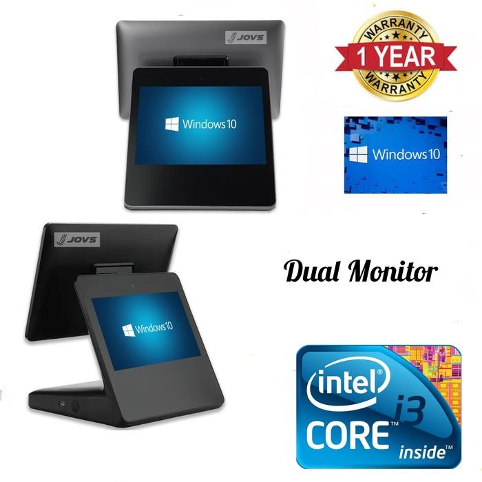 MESIN KASIR PC ALL IN ONE CORE I3 DUAL MONITOR KOMPUTER KASIR TERMURAH