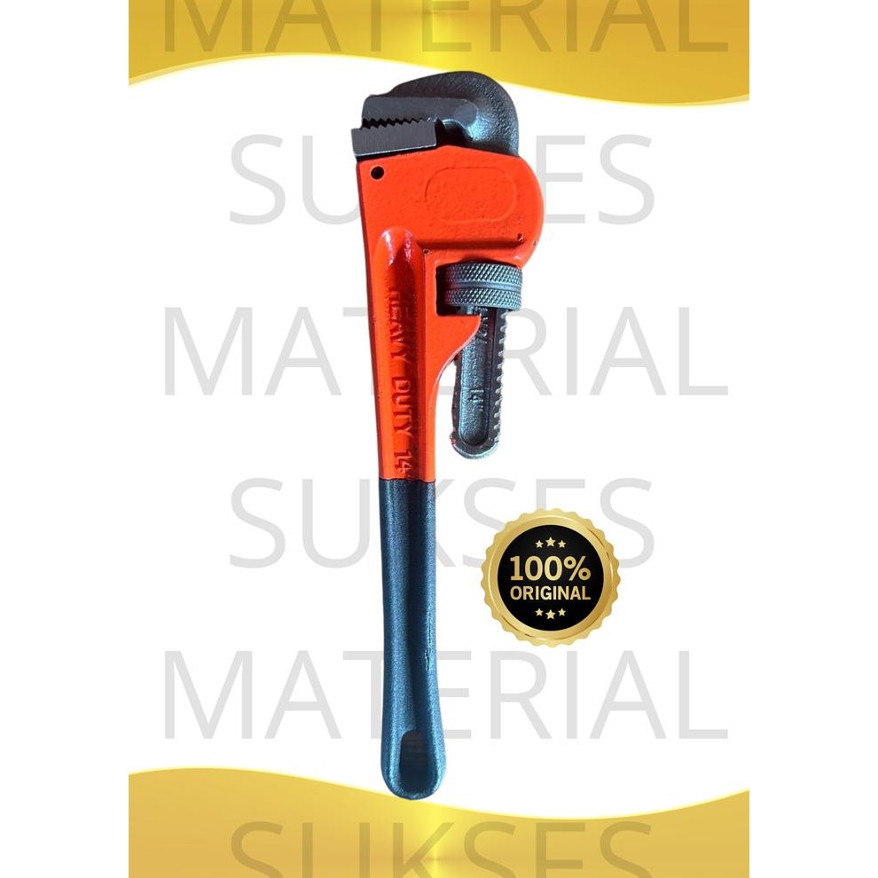 KUNCI PIPA HEAVY DUTY 14 INCH / KUNCI PIPA LEDENG HEAVY DUTY MURAH
