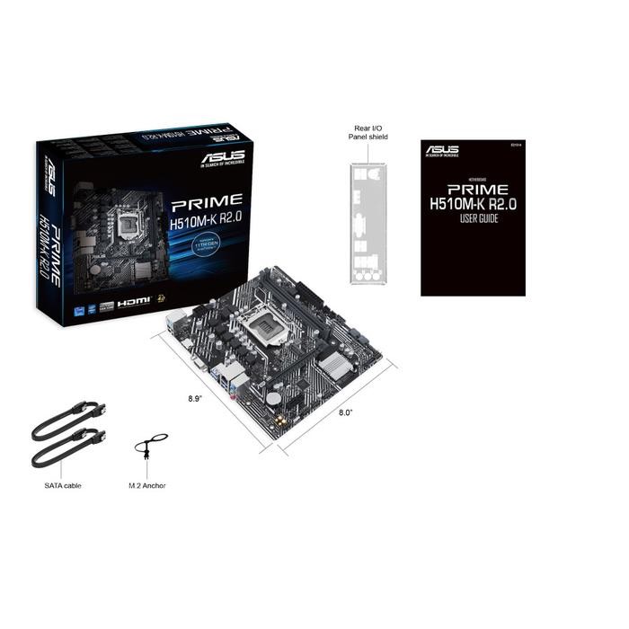 ASUS PRIME H510M-K R2.0 INTEL H510 LGA 1200 MICRO ATX MOTHERBOARD