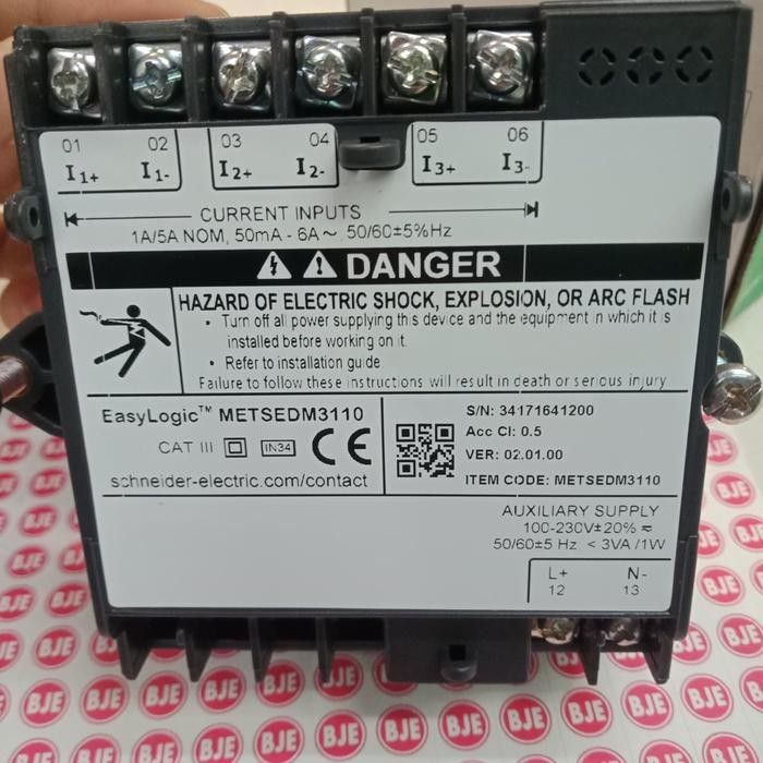 SCHNEIDER AMPER METER DIGITAL 3P DM3000-METSEDM3110