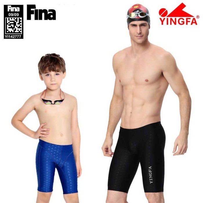[Ready Stock ] YINGFA FINA Baju Renang Celana Pendek Pria Profesional Celana Renang 9205 Kompetisi