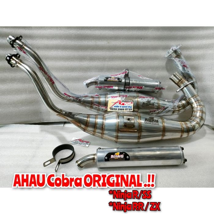 KNALPOT AHAU1 AHAU ONE ORIGINAL TYPE COBRA & STANDAR NINJA R RR SS ORI BERKUALITAS
