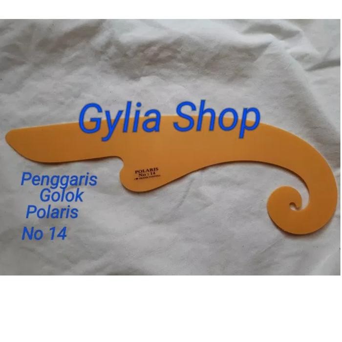 

Penggaris Pola Jahit/ Penggaris Pola Lengkung Golok Polaris no 14
