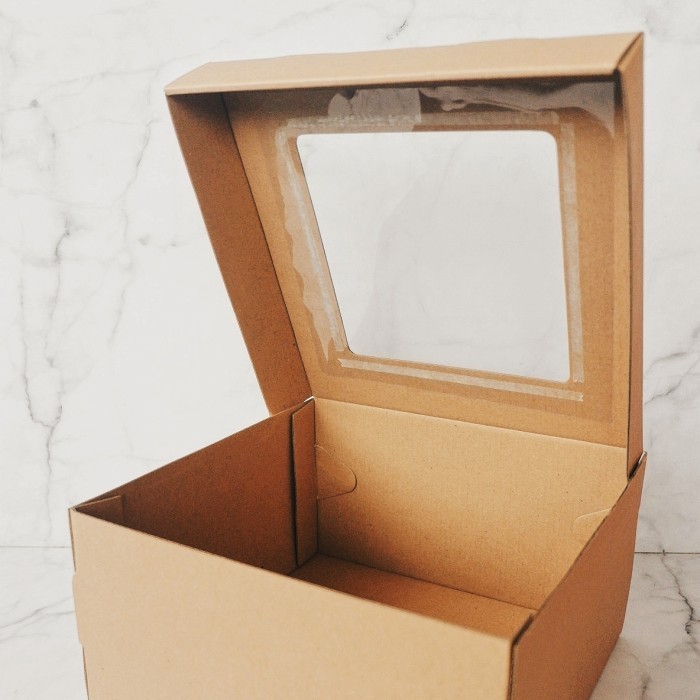 (Allthebest) Dus Kue Corrugated Mika 22x22x12 cm