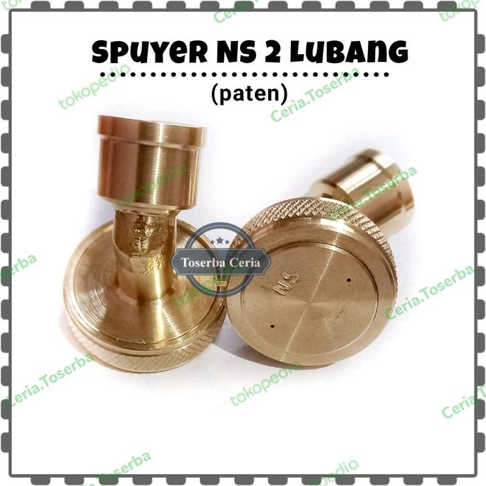 Spuyer nozzle 2, 3, 4, 5 lubang sprayer kuningan paten kabut