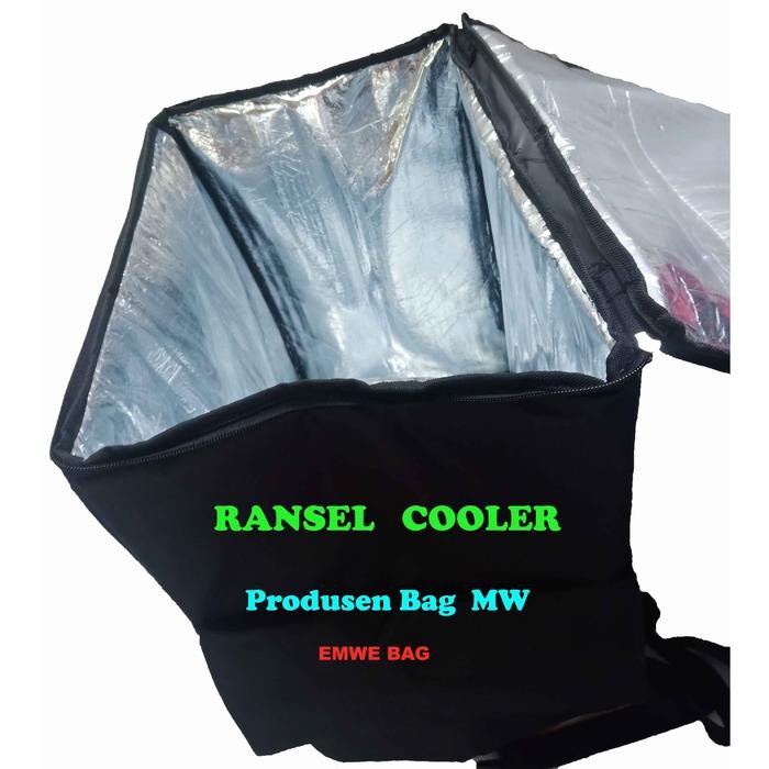 Tas Ransel Cooler Bag Delivery Kurir Aluminium Foil Box Motor Gojek Terbatas