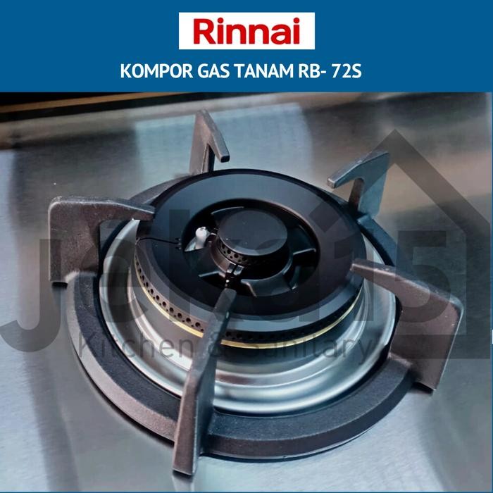 Rinnai Rb-72S Kompor Tanam Stainless