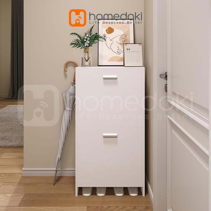 Homedoki Lemari Sepatu / Lemari Sepatu Sederhana / Lemari Sepatu Tertutup / Lemari Sepatu