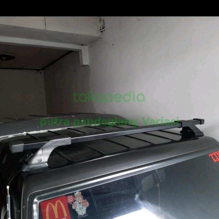 Cross Bar Kaki Rak Bagasi Atas Segala Mobil