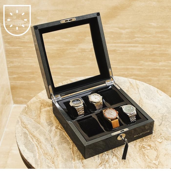 BILLSTONE Romanoff 6 Kotak Jam & Tempat Jam Tangan