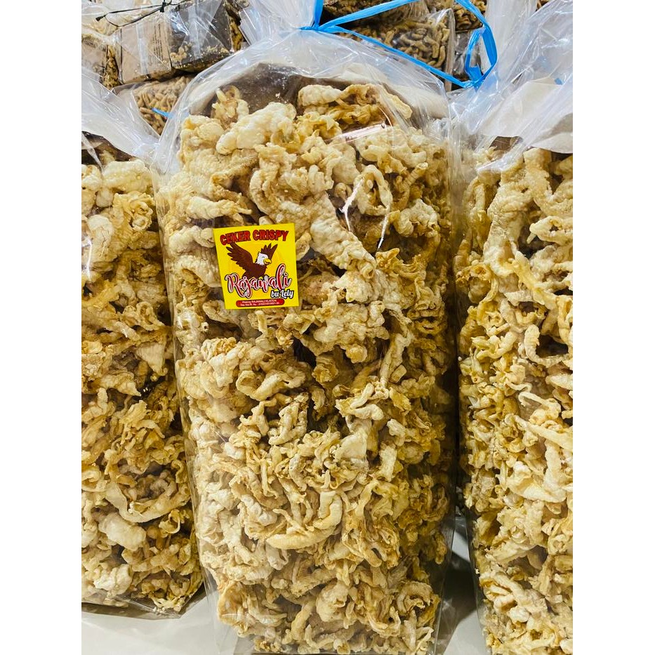 

1KG BALL KERIPIK CAKAR TANPA TULANG TANPA TEPUNG BU LELY PREMIUM/ KERUPUK KULIT CEKER GURIH RENYAH