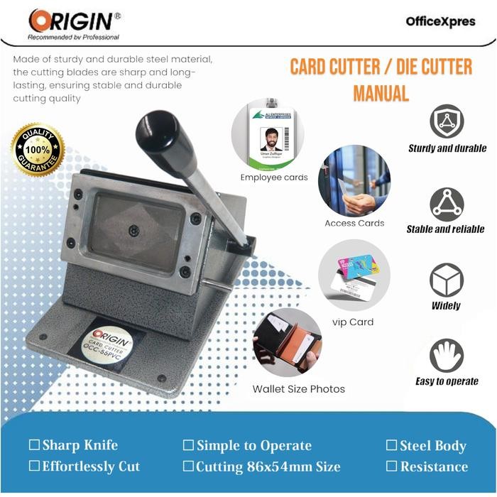 

Alat Pemotong ID Card / Plong ID Card / PVC Card Cutter OCC-55 Origin