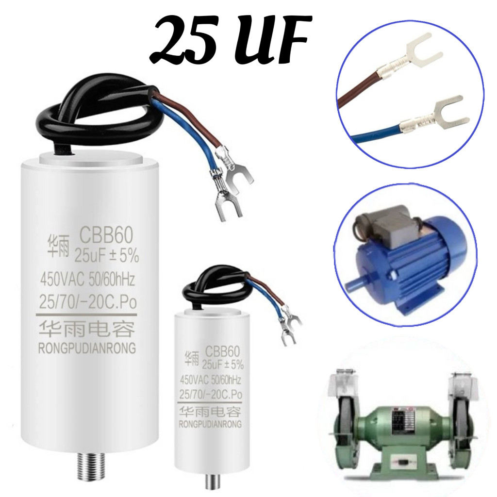 Kapasitor 25uf 450v Kapasitor Kompresor Listrik 25uf Kapasitor Cbb60 25uf Kapasitor 25uf 450v
