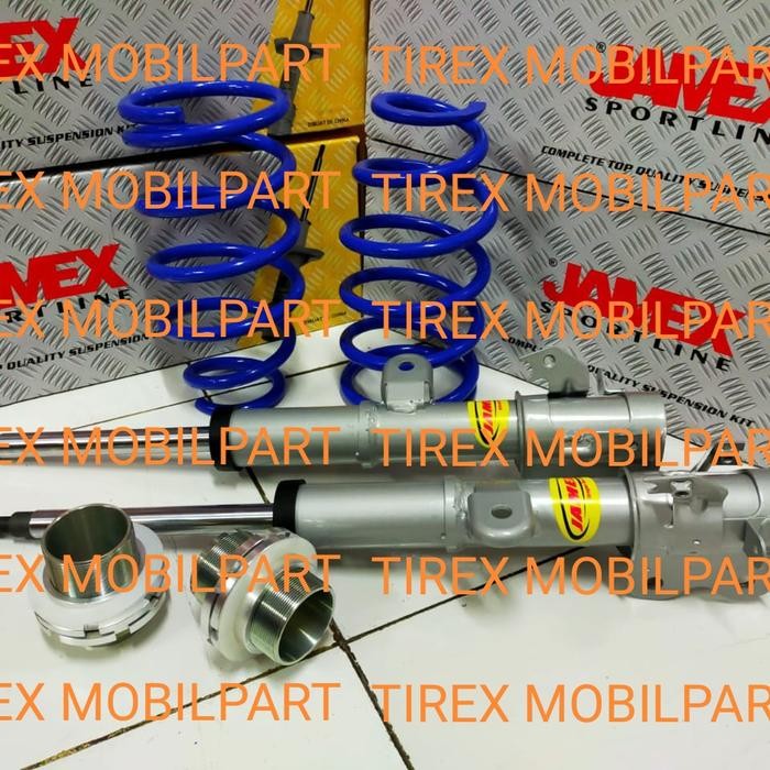 COILOVER SHOCK BREAKER JAMEX ADJUSTABLE VELOZ / NEW AVANZA DEPAN 2012+ TERLARIS