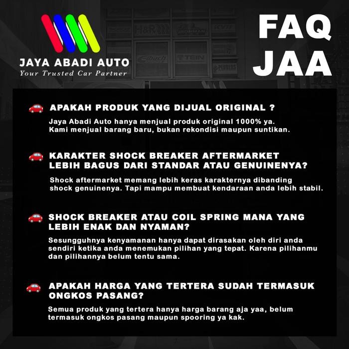 SHOCK ABSORBER / BREAKER TOKICO - TOYOTA INNOVA TERMURAH