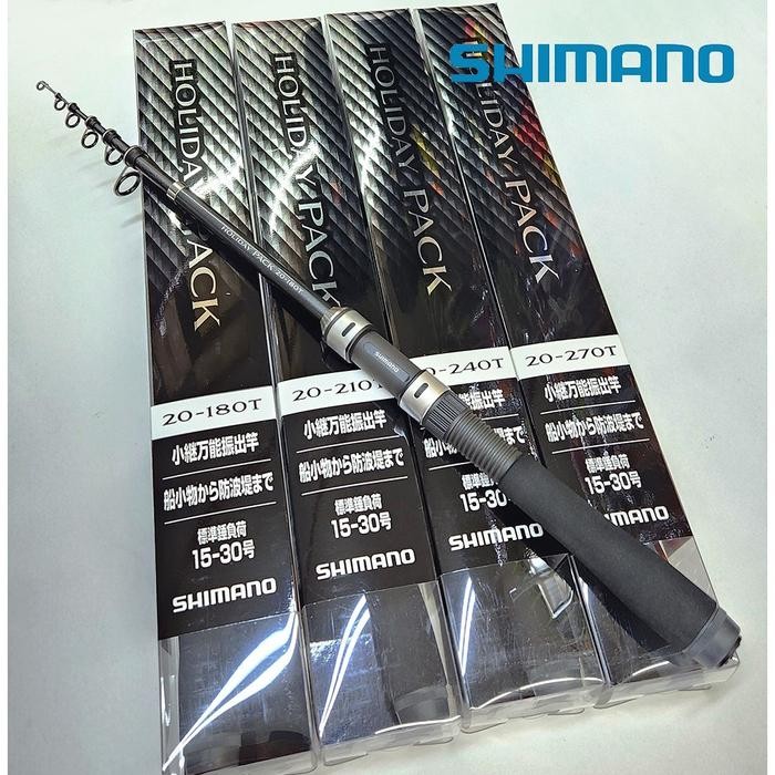 Sale Terbatas Shimano Holiday Pack Telescopic Rod Joran Pancing Antena Aman