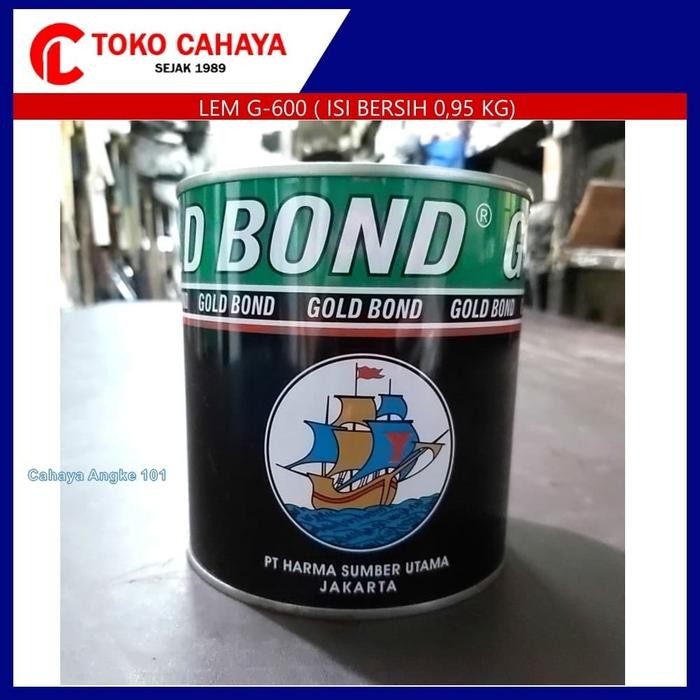 Lem Kuning G600 1kg Utk Kulit, Busa, Spon Eva