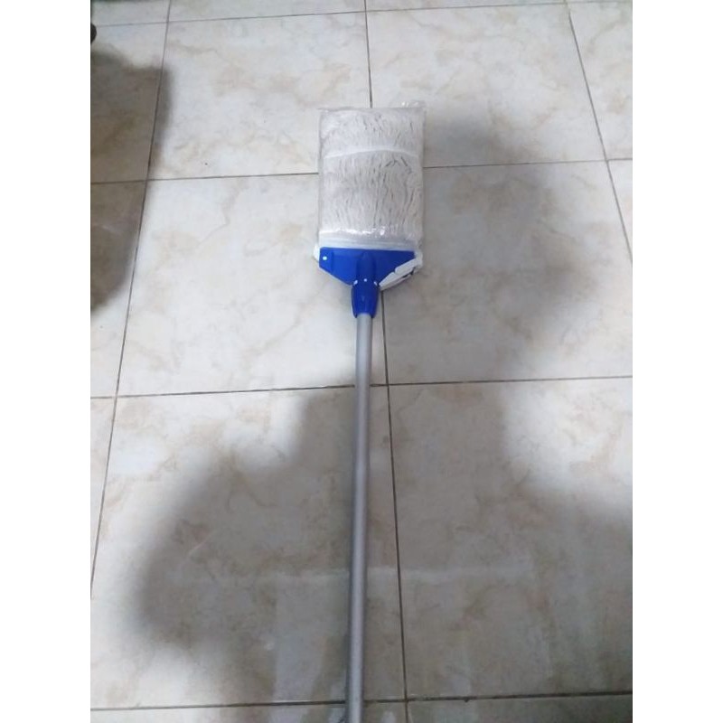 Alat Pel Lantai Alat pel Cotton Mop set cotton alat pel lantai mop set alat pel lantai mopset PUTIH