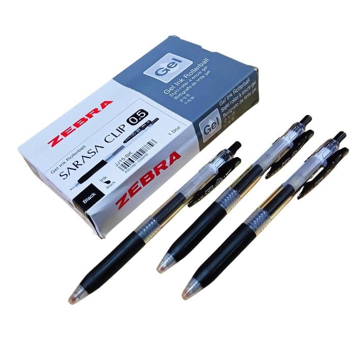 

Bentley - Pen Gel Zebra Sarasa 0,5Mm Cetrek Clip Hitam - 12 Pcs - Tinta, Stationery