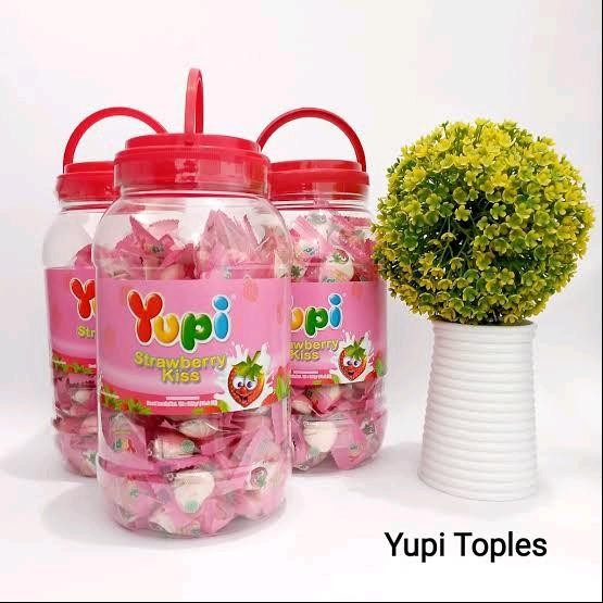 

Permen Yupi Toples 300Gram 125pcs Ramadhan Sale Pink Strobery