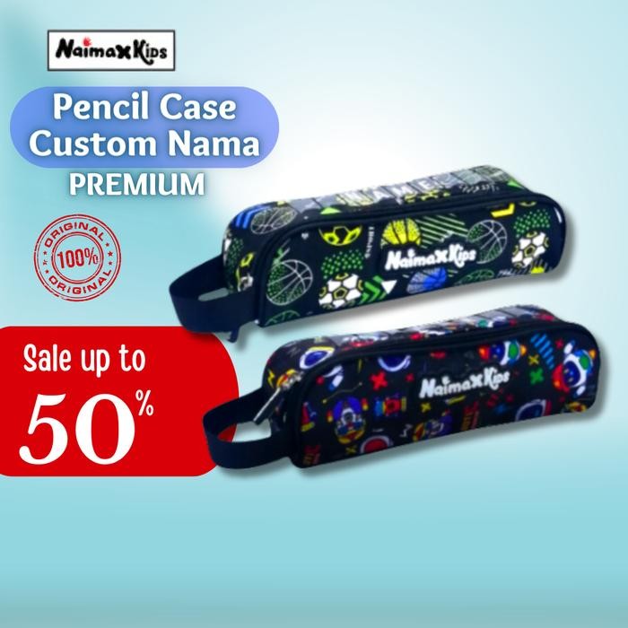 

Bentley - Pencil Case Custom Nama Naimax Kids Pencil Case Small Anak Laki-Laki