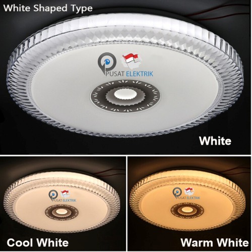 Retrorent Lampu Cellintempel Plafon 3 Warna Led Cilling Plafon Minimalis 25W,Lampu Led Plafon 3