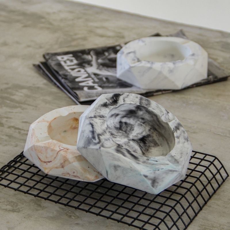 Eleganterra Asbak Rokok Bulat Aesthatic/ Asbak Coasters/ Asbak Unik Tempat Rokok Dan Dekorasi Rumah