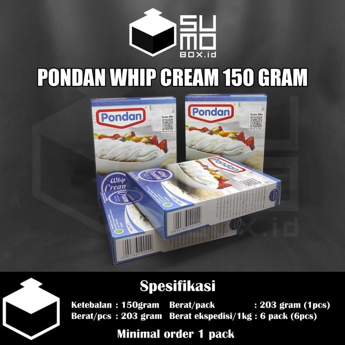 

JTTOP" PONDAN WHIP CREAM / BUBUK INSTAN KRIM KUE WHIPPING