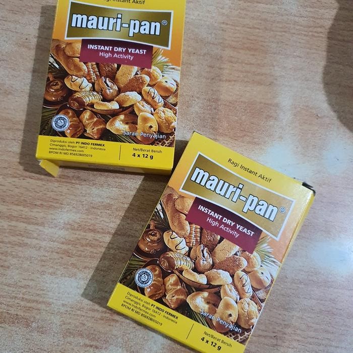 

JTTOP" MAURIPAN DRY YEAST 4 X 12 GR / RAGI INSTANT