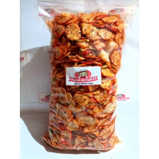 

Mamam_Asoy ()Seblak Kering 1Kg / Kerupuk Bantat /Kerupuk Seblak