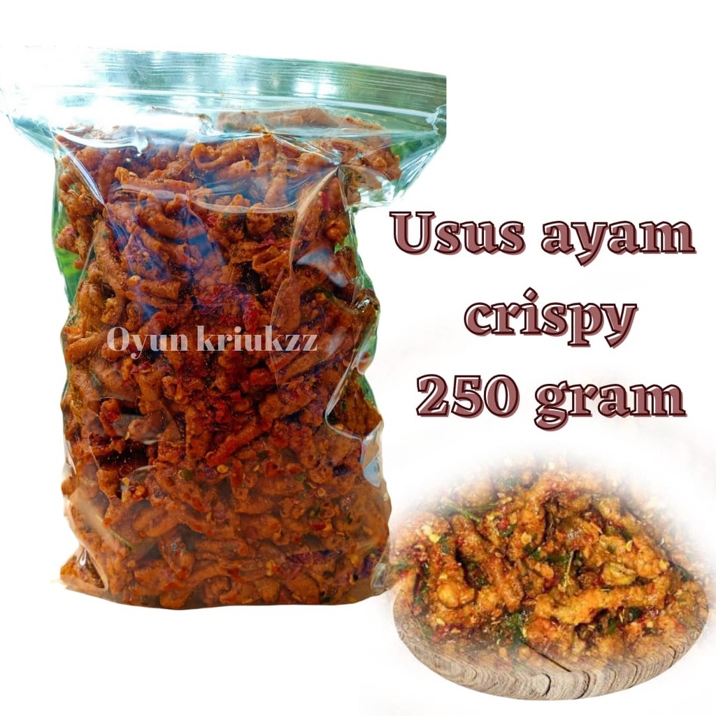 

Mamam_Asoy Usus Ayam Crispy Pedas Daun Jeruk 250 Gram