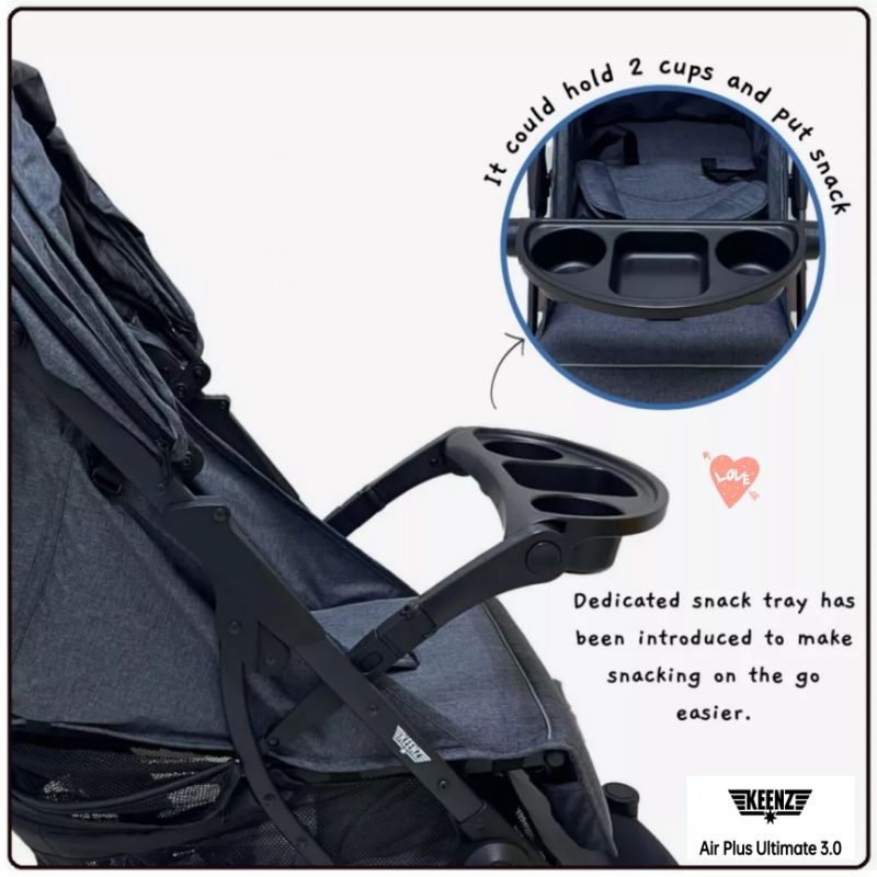

Mamam_Asoy Keenz Air Plus Ultimate 3.0 / Keenz Air Plus Stroller 3.0 Kereta Dorong Bayi