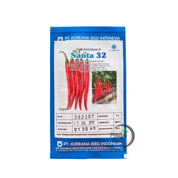 Benih Cabe Santa 32 10 Gram Koreana