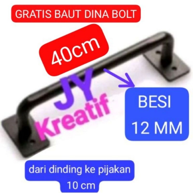 Anak tangga tempel dinding pijakan tangga anak tangga monyet besi 12mm tangga monyet tempel dinding