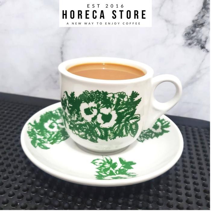 Cangkir Kopitiam. Cup kopi keramik. Cangkir jadul