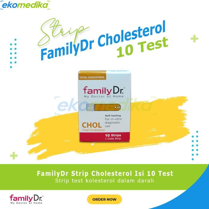FAMILY DR Strip Cholesterol 10T / Strip Kolesterol FamilyDr Chol