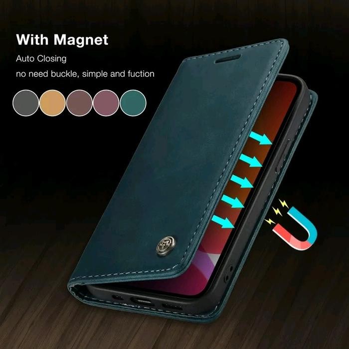 Case Compatible For Samsung A52 / A52S Flip Wallet Leather Case Cover Sarung Dompet Caseme kulit