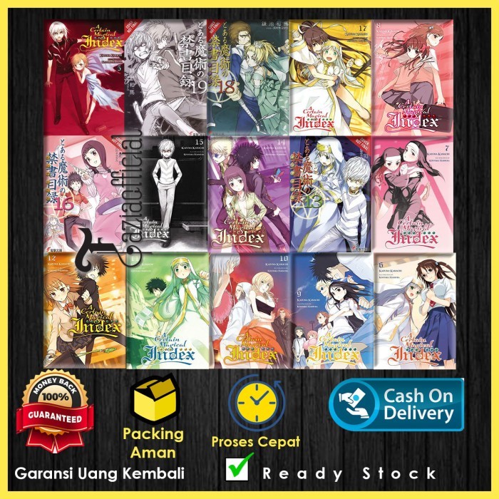 

New Release_Eng/Indo_A Certain Magical Index (light novel) (24 book series)